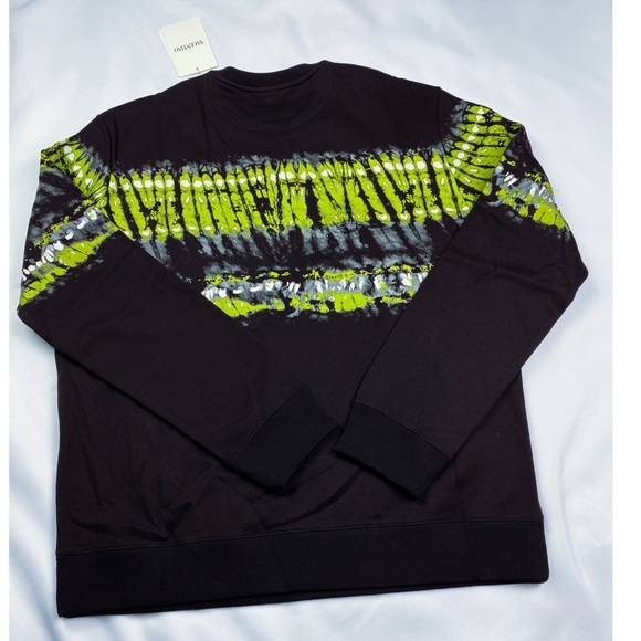 Valentino tie-dye panel logo patch sweatshirt - Picture 11 of 12